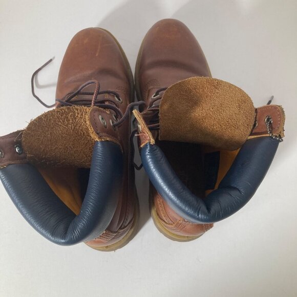 Womens Timberland 6" Earth Keepers Leather Boot Brown 8 Antifatigue - Picture 5 of 8